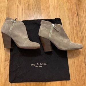 Rag and Bone Suede booties (38.5) w/ original bag
